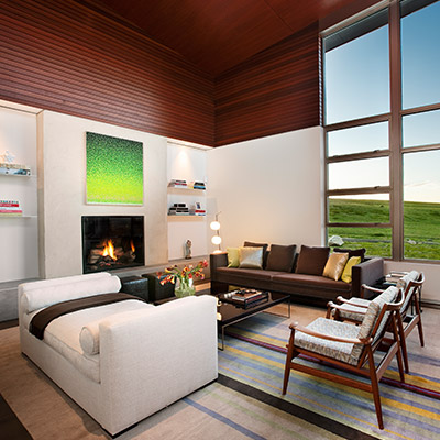 Wyoming Residence Beautiful Living Room Design