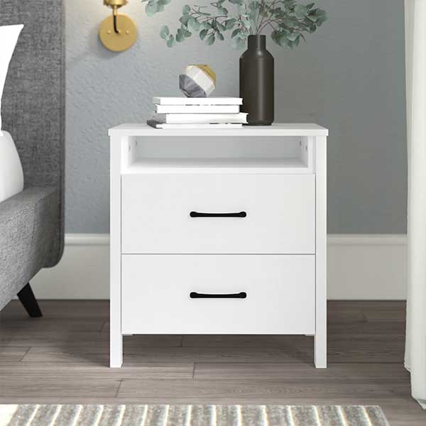 Allysyn 22.7" 2 Drawer Nightstand