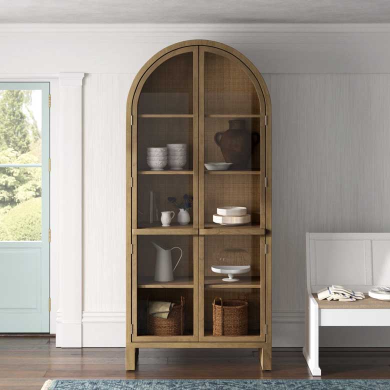 Arch dining cabinet for sale