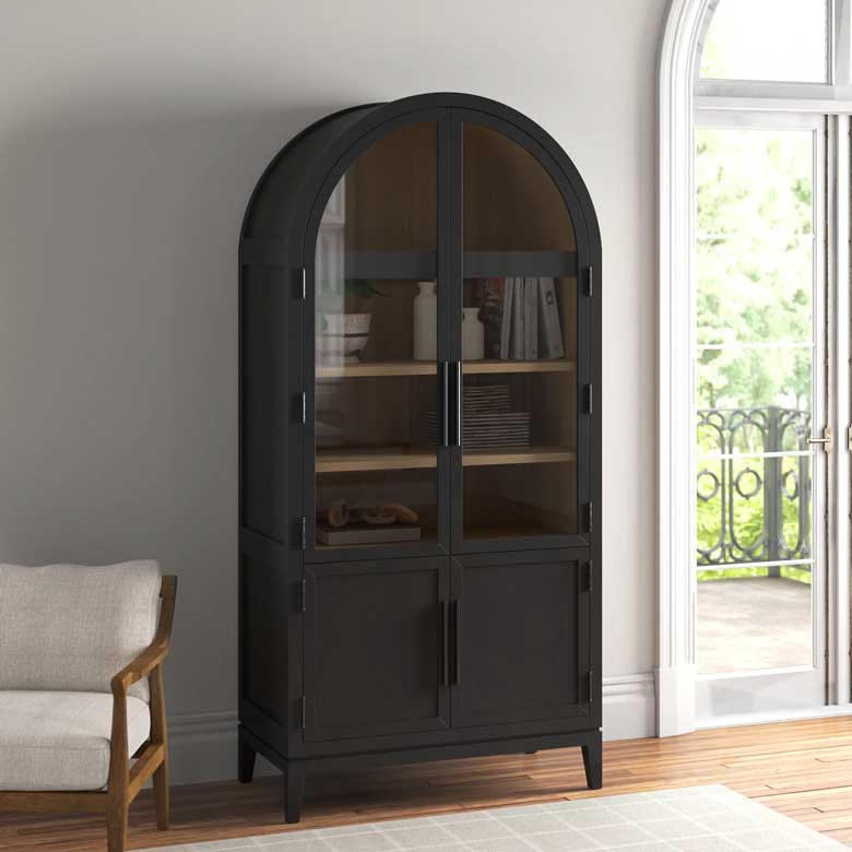 Arched bookcase for sale