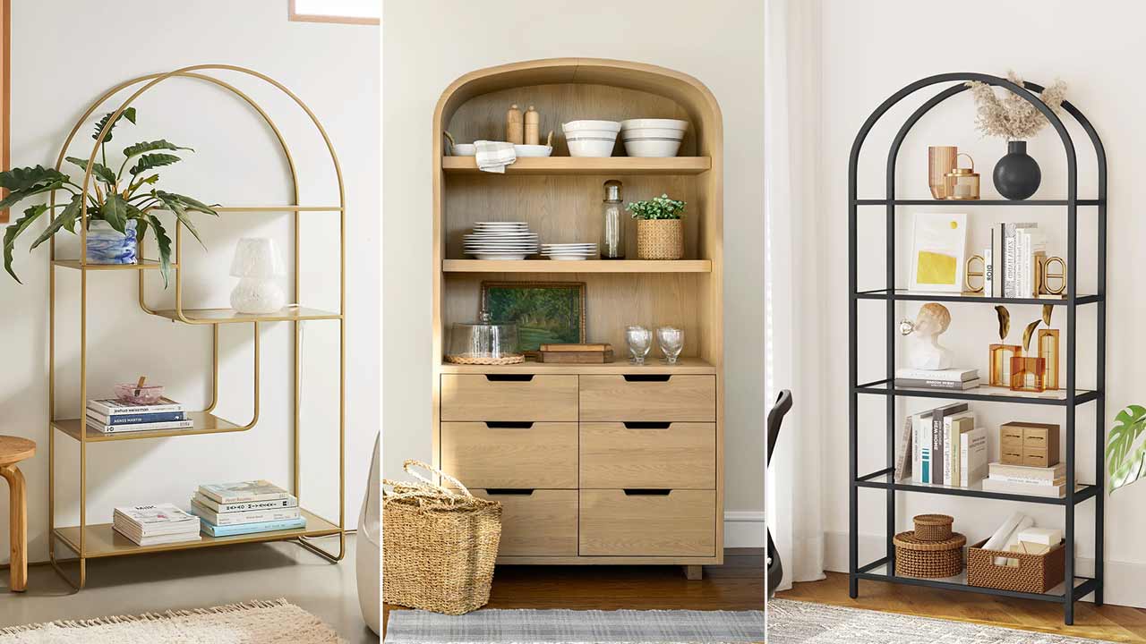 Arched Bookcases and Bookshelves for a Chic and Organized Home
