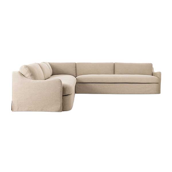 Aurelia Outdoor Sectional Sofa - upholstered outdoor sectional couch perfect for parties and gatherings