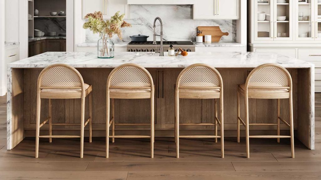15 Leather Counter Stools for a Stylish Kitchen | 10 Stunning Homes