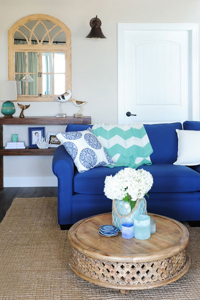 How to decorate your living room Beach Style Living Room