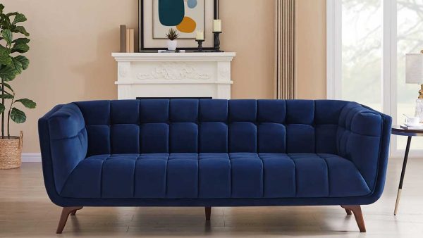 Blue velvet sofas you can buy for a stunning living room