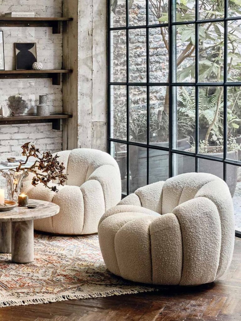 Boucle Armchair