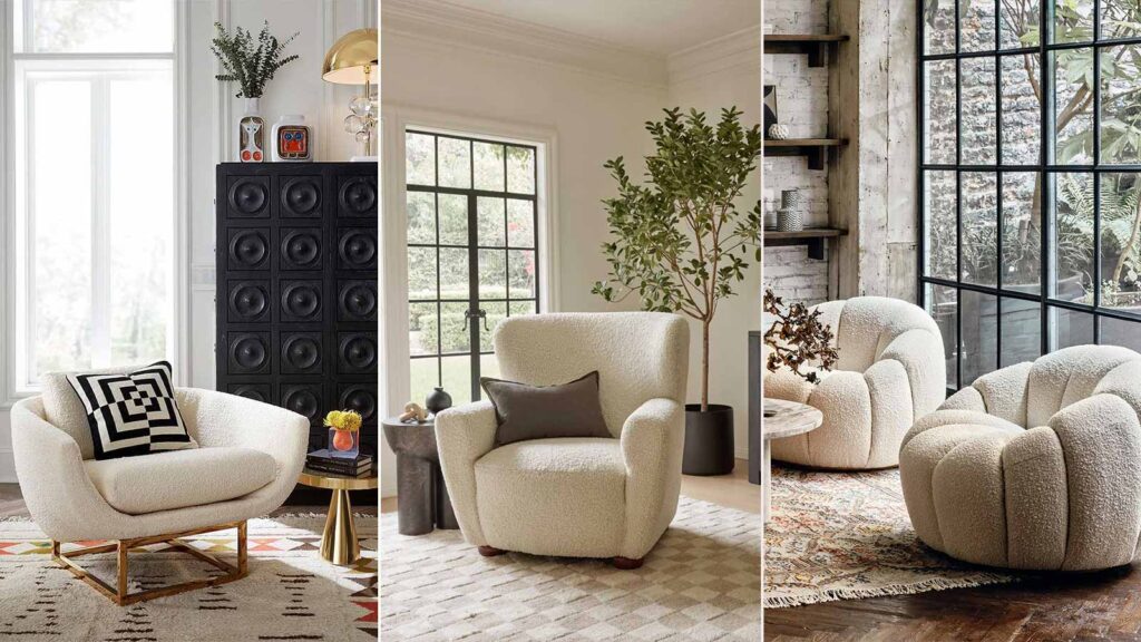 25 Boucle Chairs That Bring Style and Comfort to Your Home 10