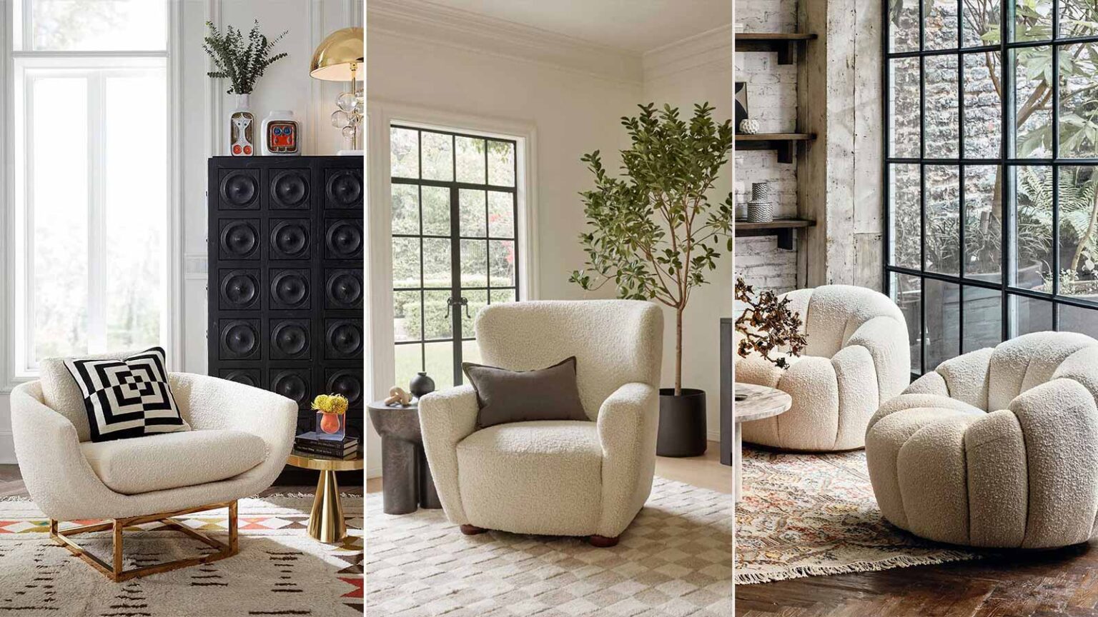 25 Boucle Chairs That Bring Style and Comfort to Your Home 10
