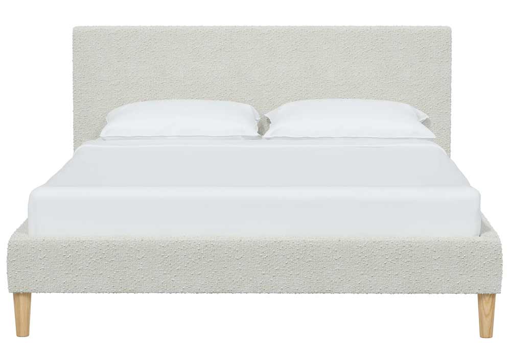 Boucle platform bed for sale