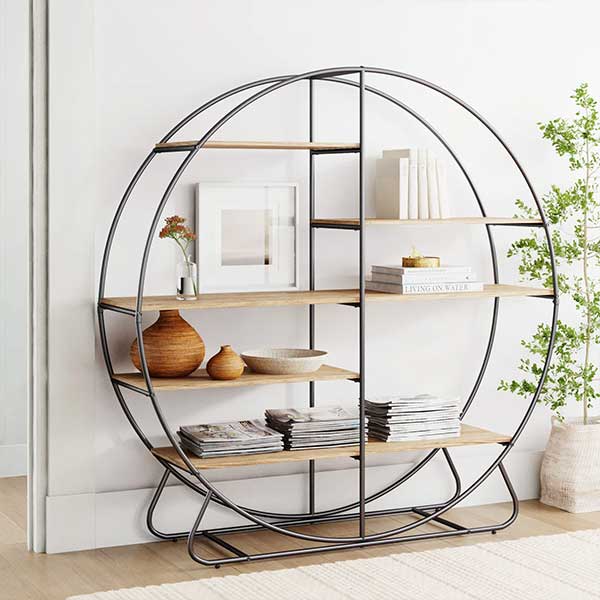 Bulle Round Etagere Bookcase