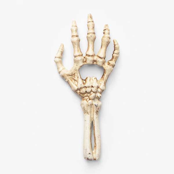 Cast Iron Skeleton Hand Bottle Opener