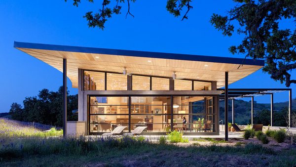 Caterpillar House: Sustainable, LEED certified contemporary ranch home in Carmel, California