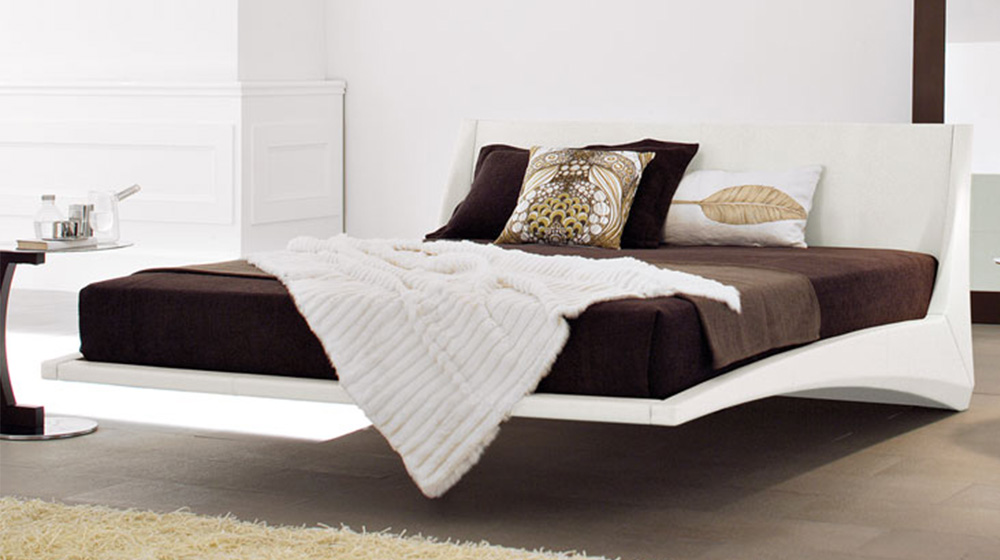 Dylan Leather Modern Bed By Cattelan Italia