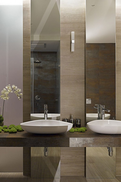 Contemporary bathroom design by Alexandra Fedorova