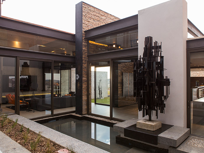 House Boz: Unique contemporary mansion design in South Africa for a lavish lifestyle - by Nico van der Meulen Architects