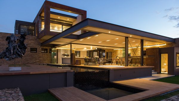 This contemporary mansion in South Africa by Nico van der Meulen Architects blends luxury with comfort