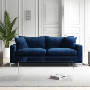 Best HD Pictures about  Wayfair Blue Velvet Couch  with No AI Images