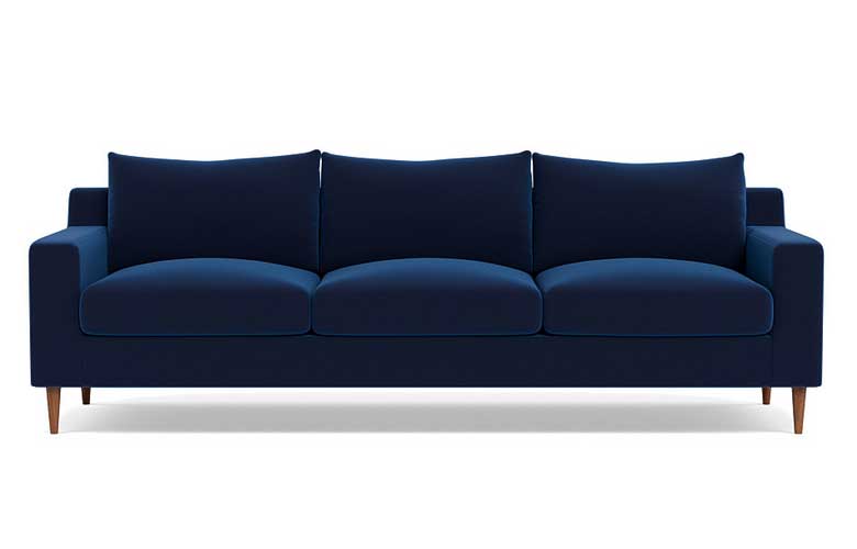 Custom 3-seat sofa for sale - choose from 50+ fabrics and color options
