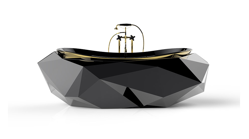 Diamond bathtub - unique bathtub by Maison Valentina