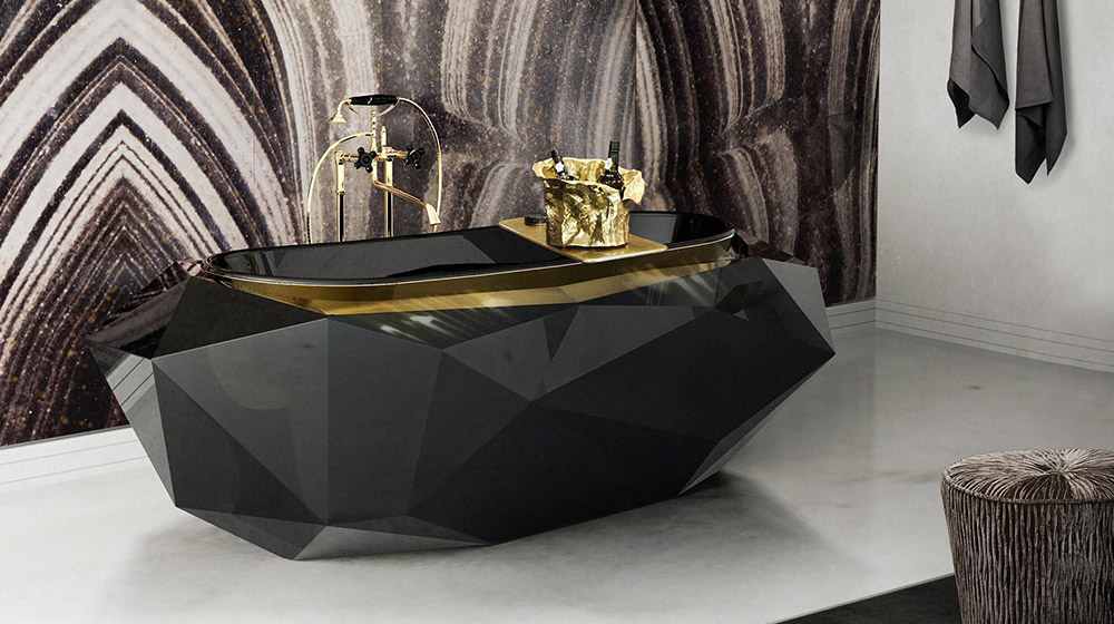 Diamond unique bathtub by Maison Valentina