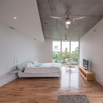 Di Lido Island house, Miami Beach Florida wtih stunning modern bedroom