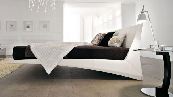 Dylan Leather Bed By Cattelan Italia