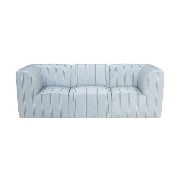 Eliana 96" Sunbrella® Outdoor Sofa - light blue upholstered outdoor sofa