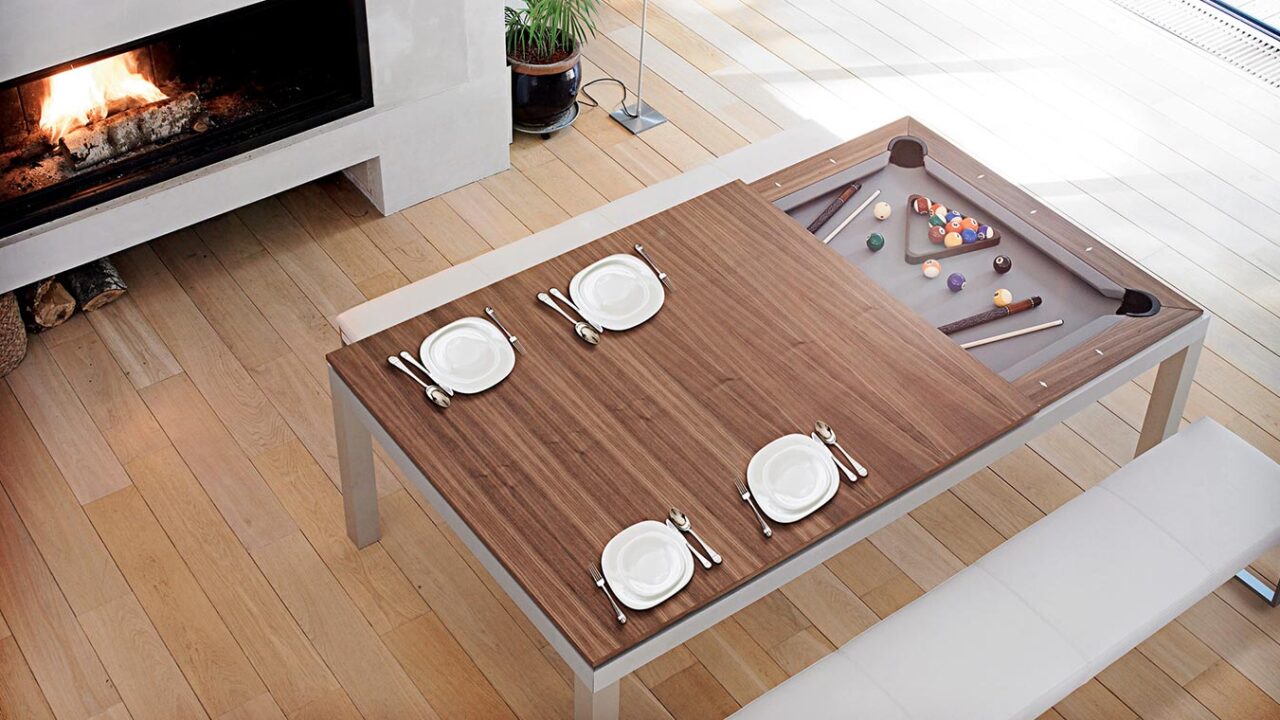 Fusion Tables Pool Transformable Dining For Playing 10 Stunning Homes