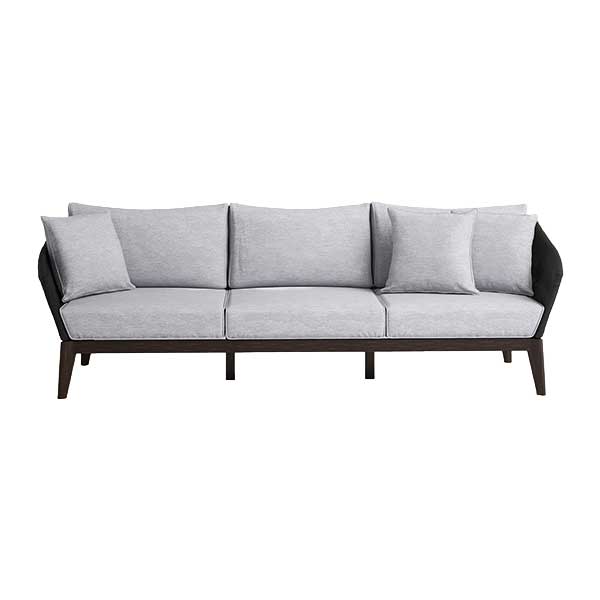Fynn 93'' Wide Rectangle Patio Sofa with Cushions