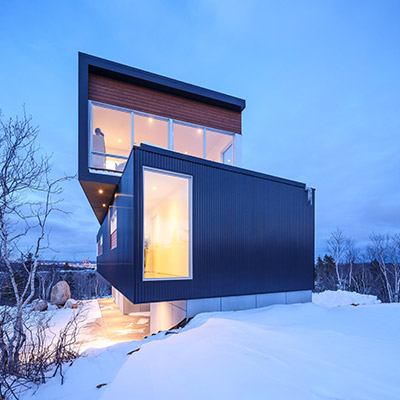 Fyren: Contemporary three-storey house with stunning views in Halifax, Canada