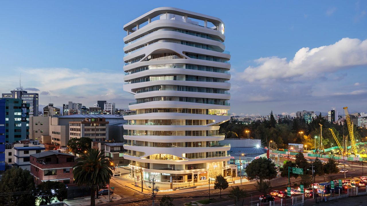 GAIA building by Leppanen + Anker Architects: Contemporary landmark in Quito, Ecuador