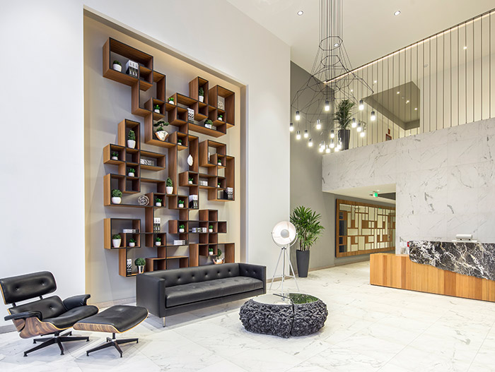 Luxurious penthouse design idea inside GAIA - a contemporary landmark in Quito, Ecuador