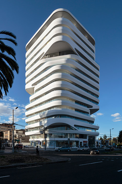 GAIA contemporary building by Leppanen + Anker Architects in Quito, Ecuador