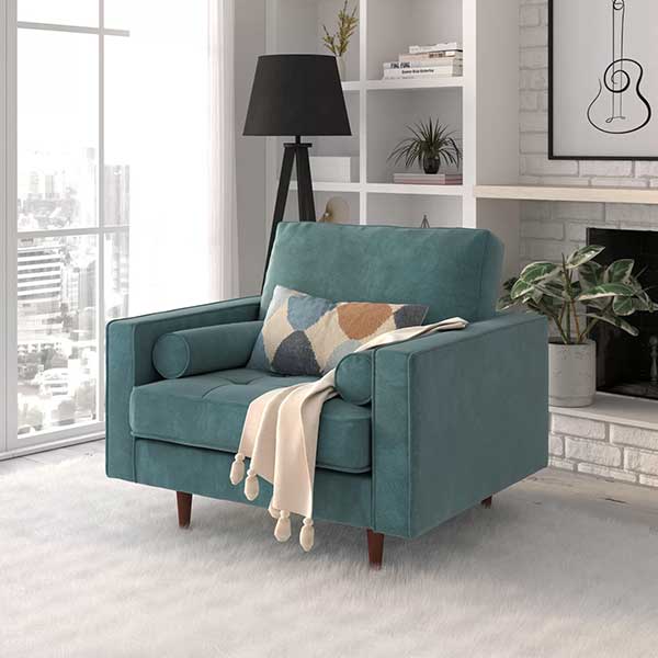 Geo Upholstered Armchair
