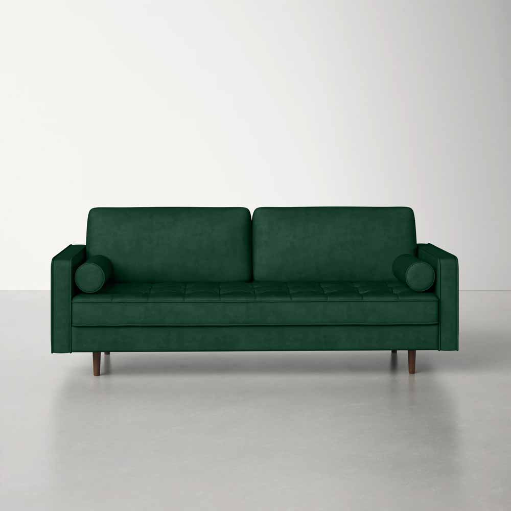 Green Upholstered Sofa