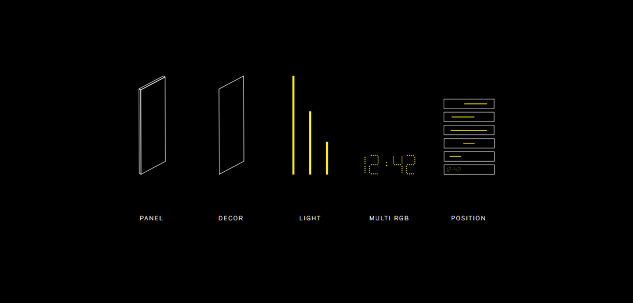 Hyde Smartphone controlled LED wall panels offers array of choices