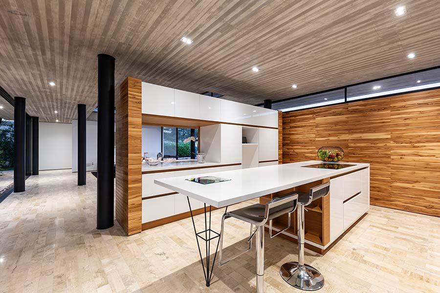 Interior of a single-family house by Gabriel Rivera Arquitectos