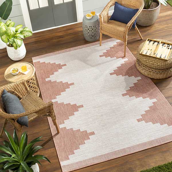 Isidro Outdoor Moroccan Area Rug