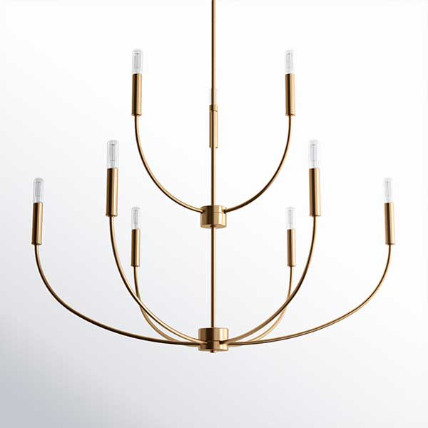 Kendrey 9 - Light Dimmable Classic / Traditional Chandelier