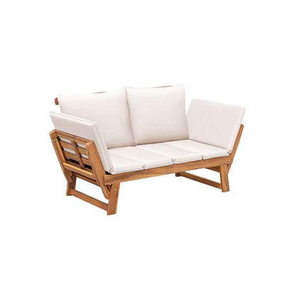 Kenessa 77.9" Wide Outdoor Straight Patio Sofa with Cushions