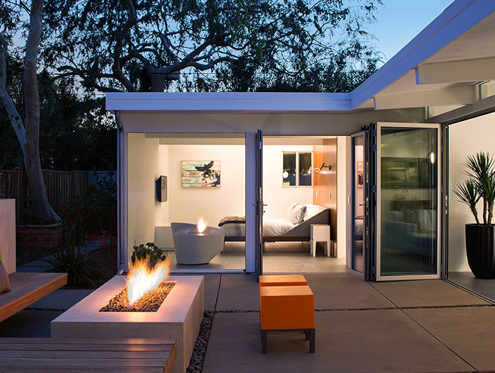 Klopf Architecture remodeled a classic house in Silicon Valley for a Californian indoor-outdoor lifestyle