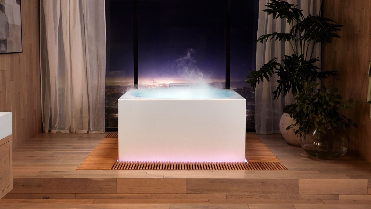 Kohler expands its smart home line with a $16,000 Infinity Experience smart soaking tub