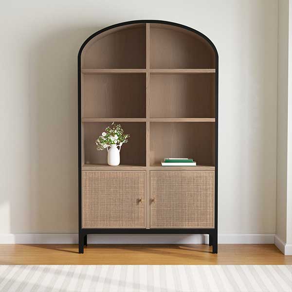 Lainey Modern Arched Display Cabinet