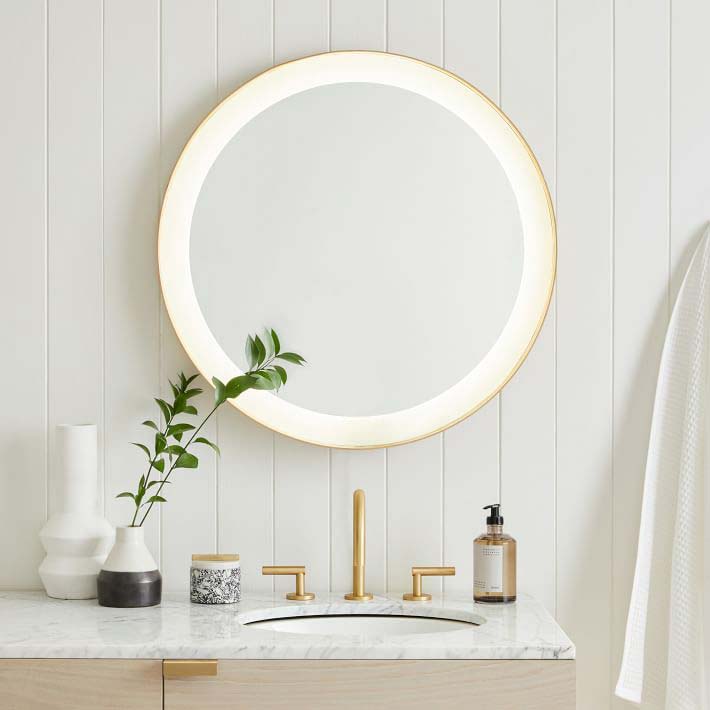 Led light Round Bathroom Mirror