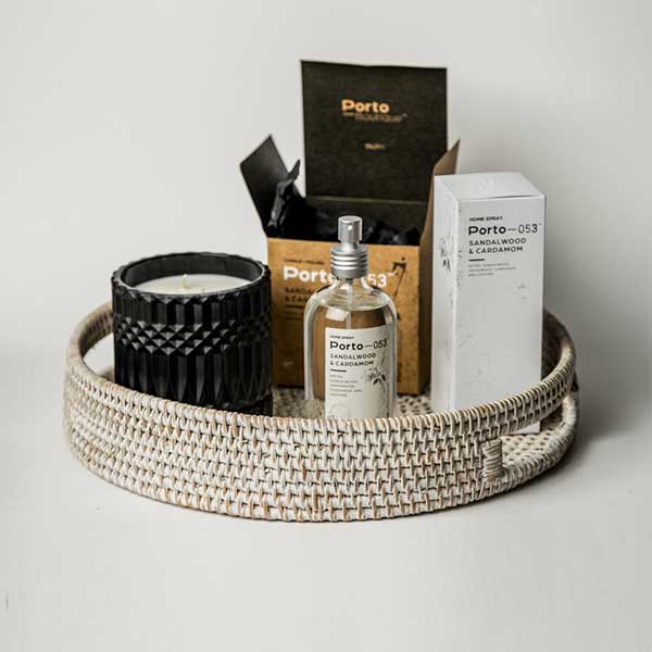 Lidya Wicker Tray