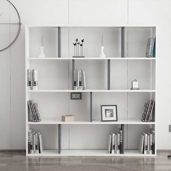 Lijun 57.1 H x 57.1 W Geometric Bookcase