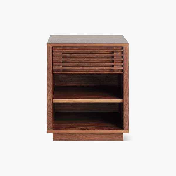 Line Modern Walnut Nightstand