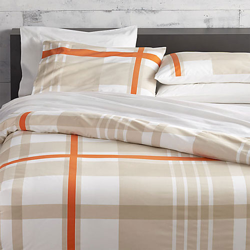 Lively Orange Bed Linens