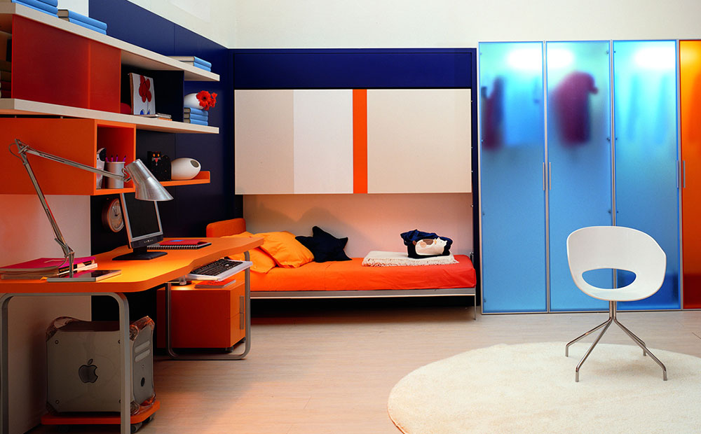 Lollipop murphy bed for kids room