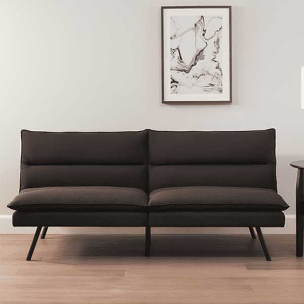 Mainstays Pillow Top Futon Charcoal